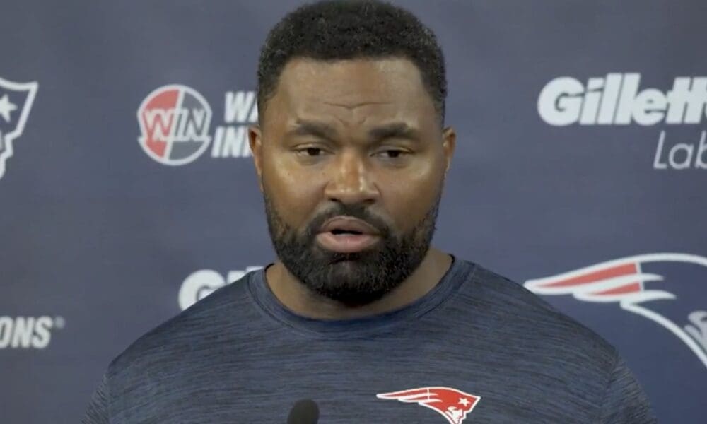 New England Patriots head coach Jerod Mayo